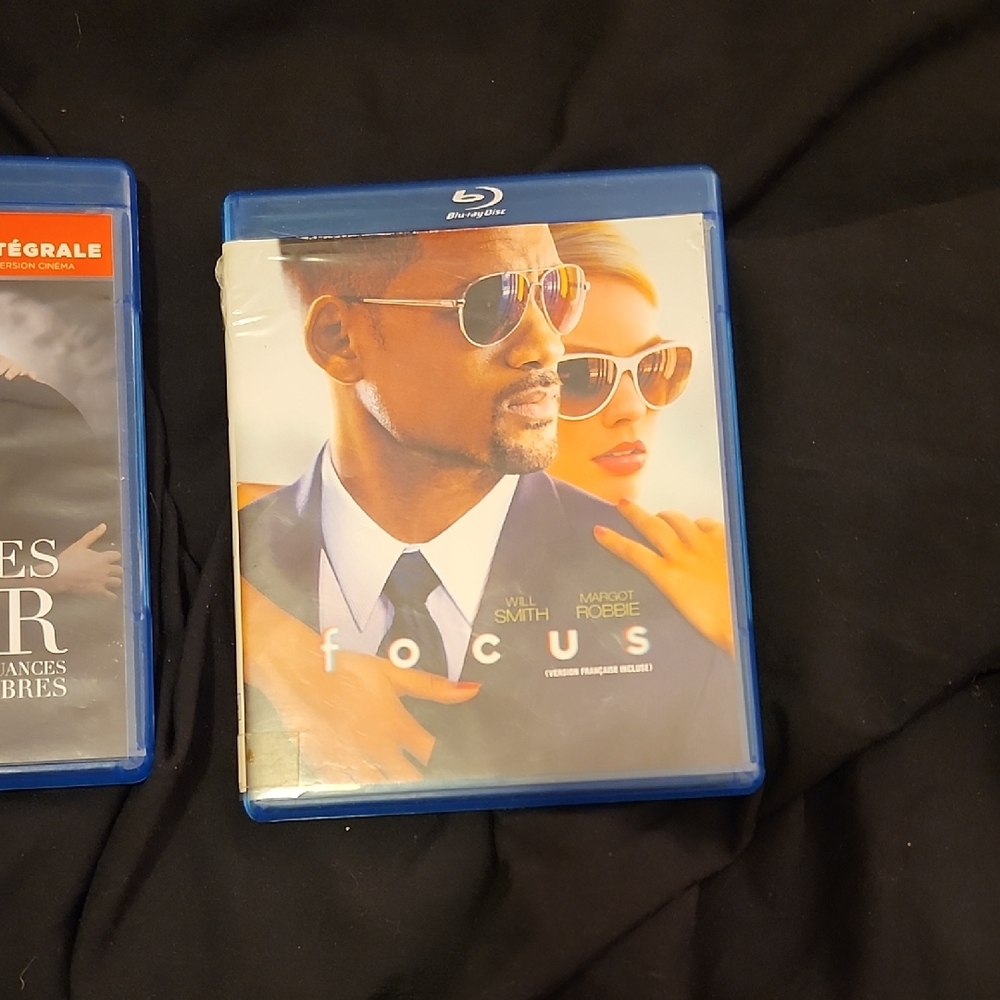 Focus Blu-ray Disc With Will Smith And Margot Robbie